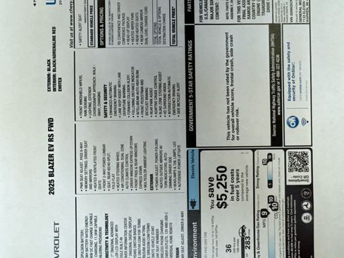 Used 2025 Chevrolet Blazer EV RS image 30