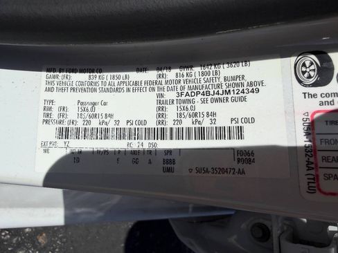 Used 2018 Ford Fiesta SE FWD image 15