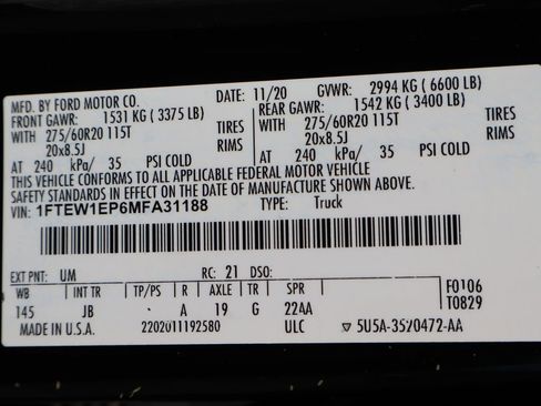 Used 2021 Ford F150 XL w/ STX Appearance Package image 41