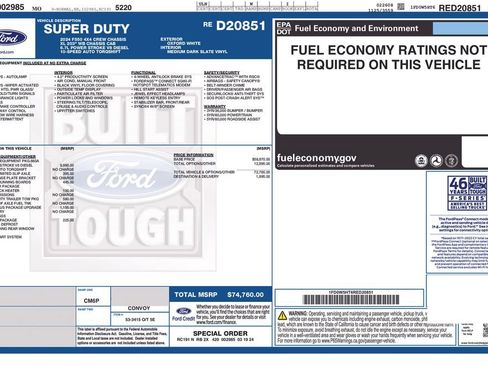 Used 2024 Ford F550 4x4 Crew Cab Super Duty image 4