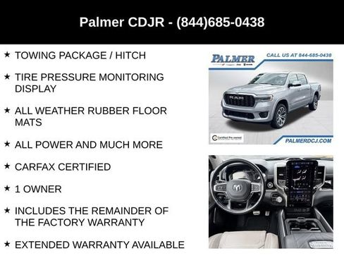 Certified 2025 RAM 1500 Tungsten w/ Bed Utility Group AWD/4WD image 36