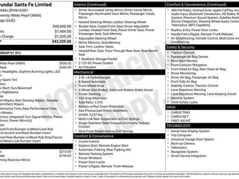 Used 2023 Hyundai Santa Fe Limited FWD image 5