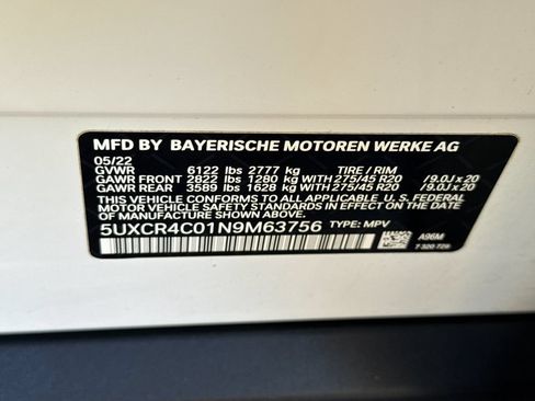 Used 2022 BMW X5 sDrive40i w/ Parking Assistance Package RWD image 41