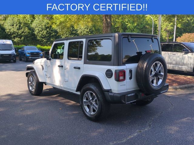 Certified 2021 Jeep Wrangler Unlimited Sahara AWD/4WD image 3