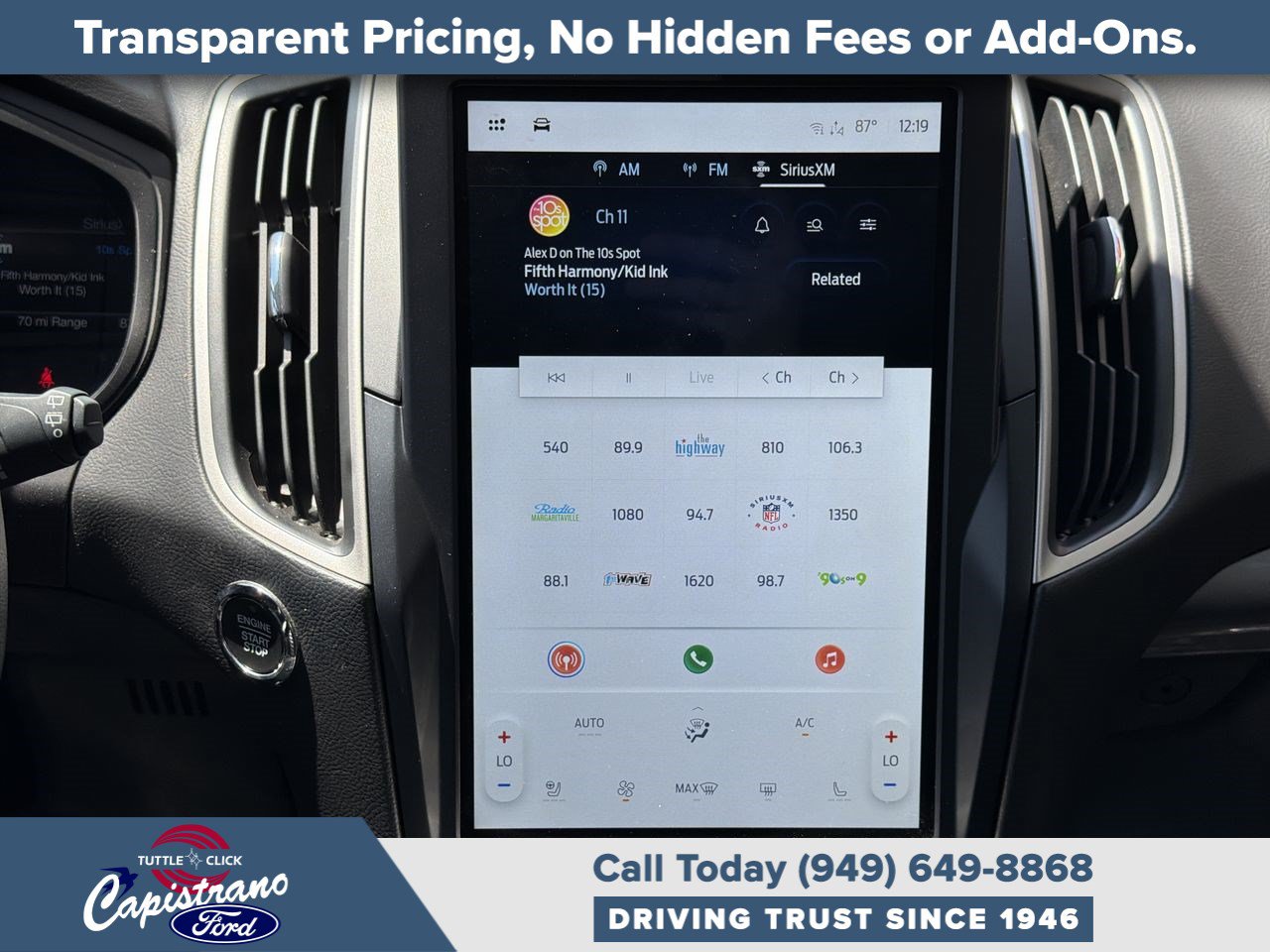 Used 2023 Ford Edge SEL w/ Convenience Package AWD/4WD image 20