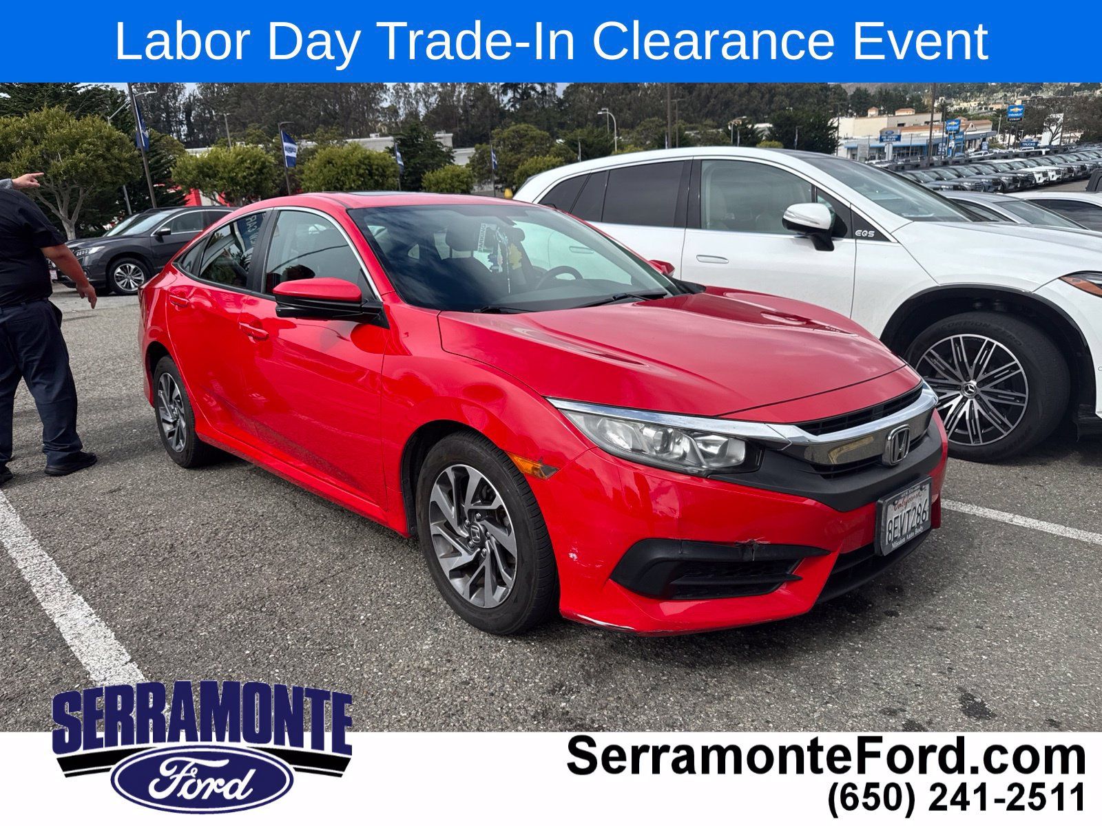Used 2018 Honda Civic EX image 1