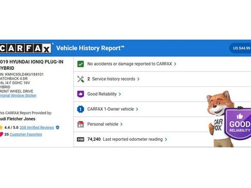 Used 2019 Hyundai Ioniq Plug-In Hybrid image 2