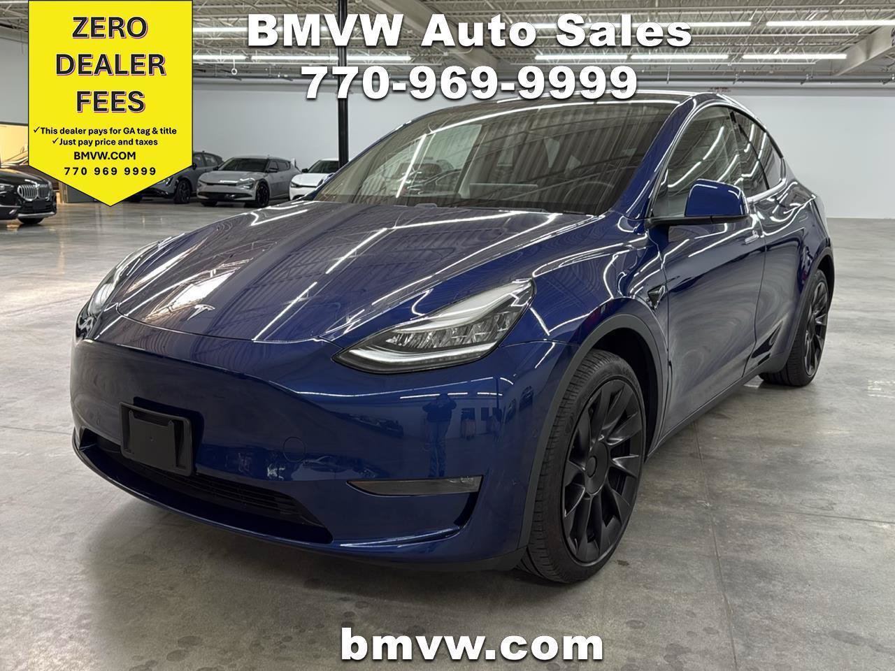 Used 2020 Tesla Model Y Long Range AWD/4WD image 1