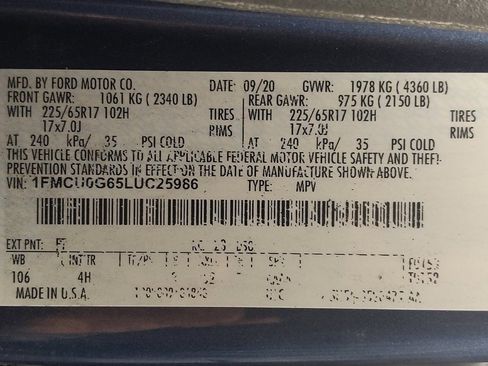 Used 2020 Ford Escape SE image 33