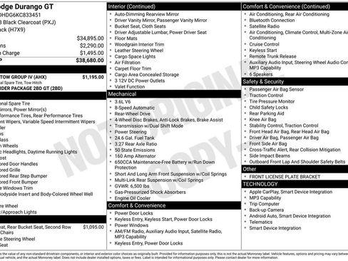 Used 2019 Dodge Durango GT w/ Trailer Tow Group IV image 6