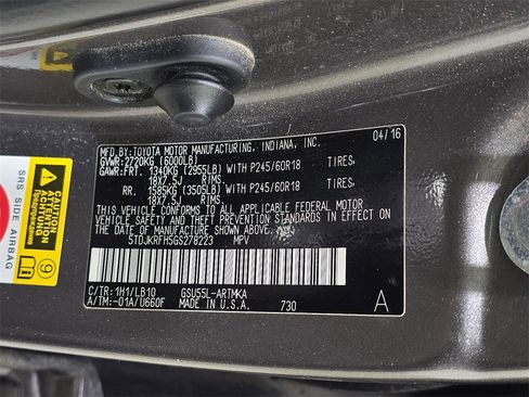 Used 2016 Toyota Highlander XLE image 35