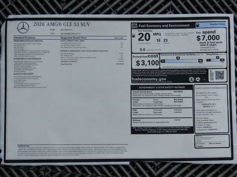 New 2026 Mercedes-Benz GLE 53 AMG 4MATIC image 9