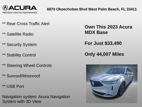 Used 2023 Acura MDX FWD w/ Technology Package image 18