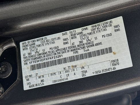 Used 2015 Ford F150 XLT w/ Equipment Group 301A Mid AWD/4WD image 12