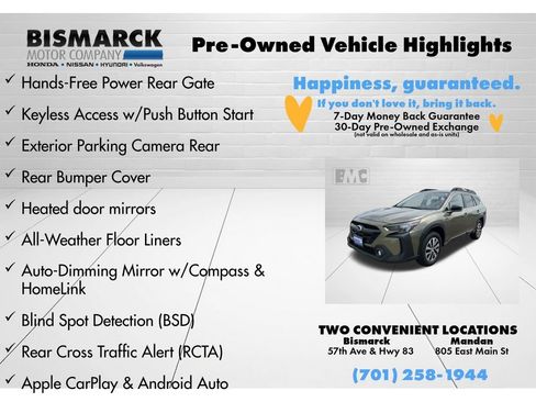 Used 2025 Subaru Outback Premium w/ Popular Package #1A AWD/4WD image 5