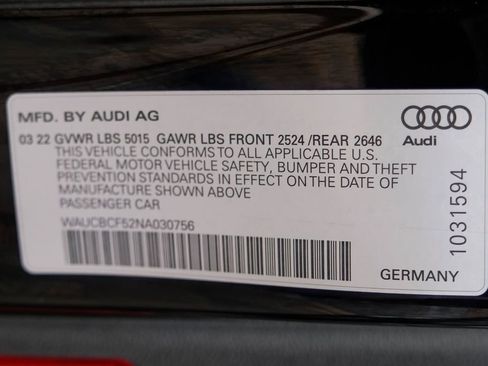 Used 2022 Audi A5 2.0T Premium Plus w/ Premium Plus AWD/4WD image 75