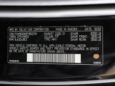 Used 2023 Volvo XC90 T8 Plus w/ Protection Package Premier image 16