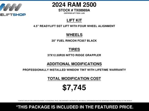 Used 2024 RAM 2500 Big Horn w/ Off Road Package AWD/4WD image 2