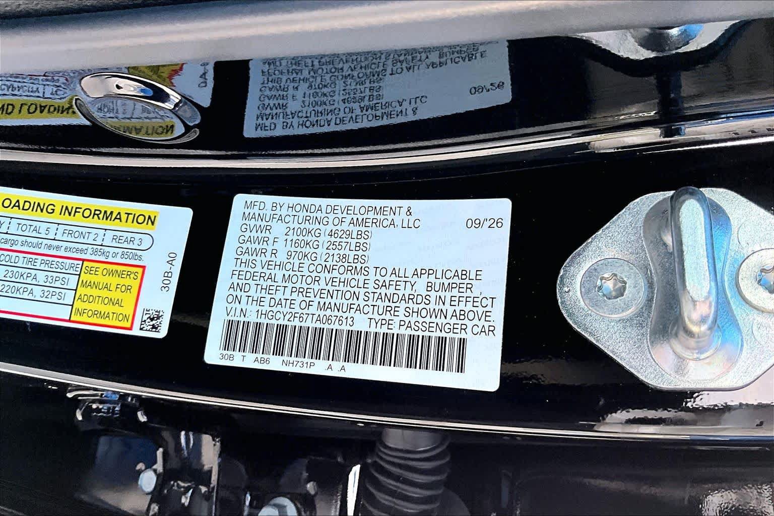 New 2026 Honda Accord EX-L image 20