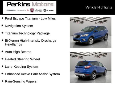 Used 2017 Ford Escape Titanium w/ Equipment Group 301A AWD/4WD image 7