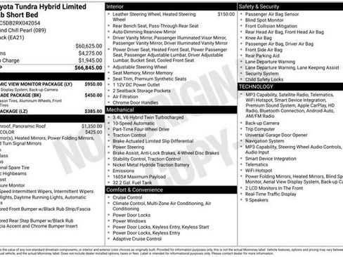 Used 2024 Toyota Tundra Limited AWD/4WD image 3