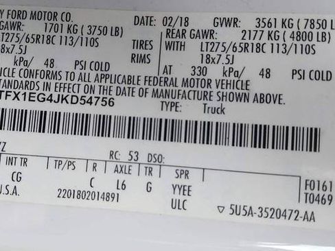 Used 2018 Ford F150 XL w/ Equipment Group 101A Mid AWD/4WD image 57