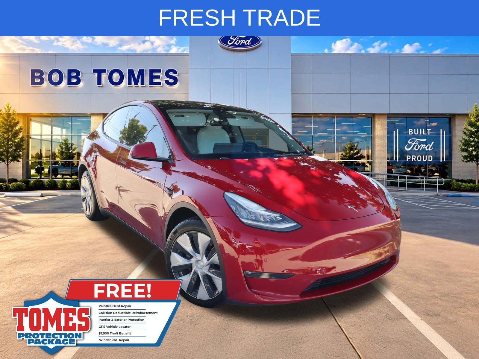Used 2021 Tesla Model Y Long Range AWD/4WD image 1