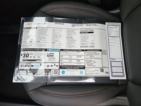 New 2026 Chevrolet Trax RS w/ Driver Confidence Package FWD image 17