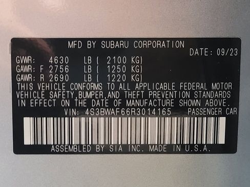 Used 2024 Subaru Legacy Premium AWD/4WD image 33