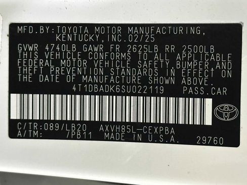 Certified 2025 Toyota Camry XSE w/ Premium Plus Package image 37