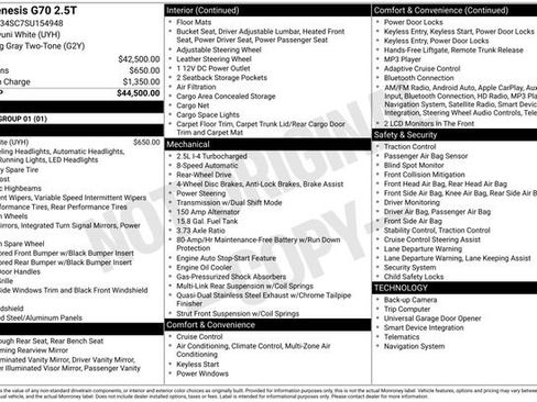 Used 2025 Genesis G70 2.5T image 17