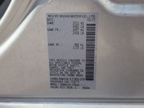 Used 2025 Nissan Altima 2.5 SV AWD/4WD image 35