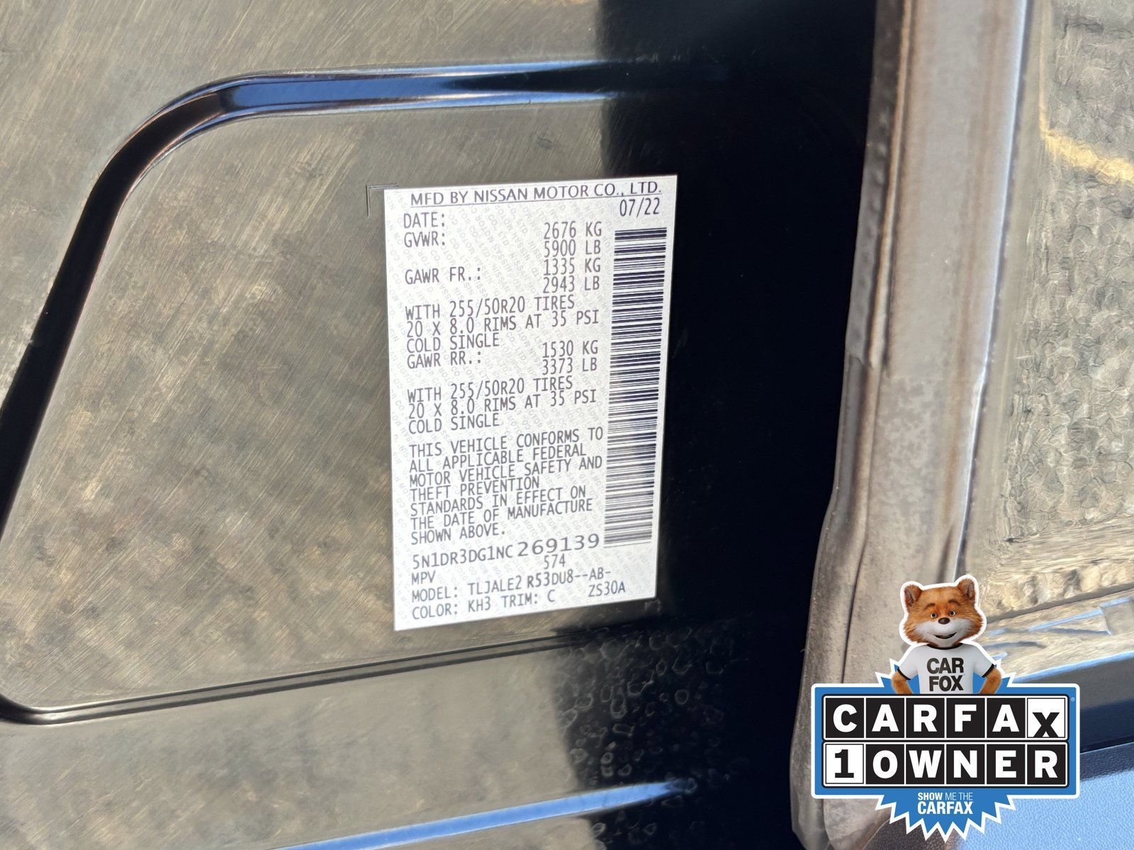 Used 2022 Nissan Pathfinder Platinum w/ Cargo Package FWD image 35
