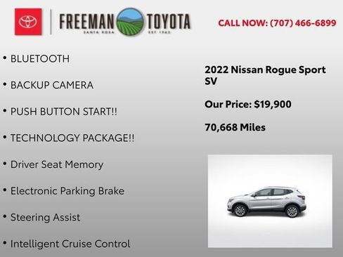 Used 2022 Nissan Rogue Sport SV w/ Technology Package FWD image 10