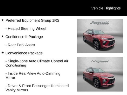 Used 2023 Chevrolet TrailBlazer RS w/ Convenience Package AWD/4WD image 3