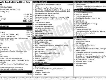 New 2026 Toyota Tundra Limited w/ Power Package