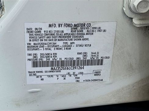 Used 2020 Ford EcoSport SE FWD image 29