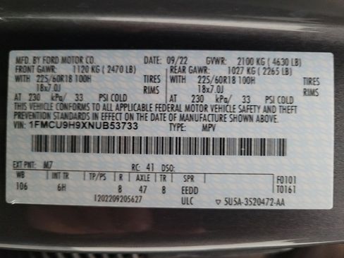 Used 2022 Ford Escape SEL AWD/4WD image 33