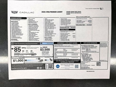 New 2026 Cadillac Lyriq Premium Luxury image 14