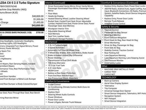 Certified 2025 MAZDA CX-5 Signature image 50