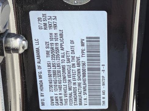 Used 2021 Honda Odyssey Touring image 13