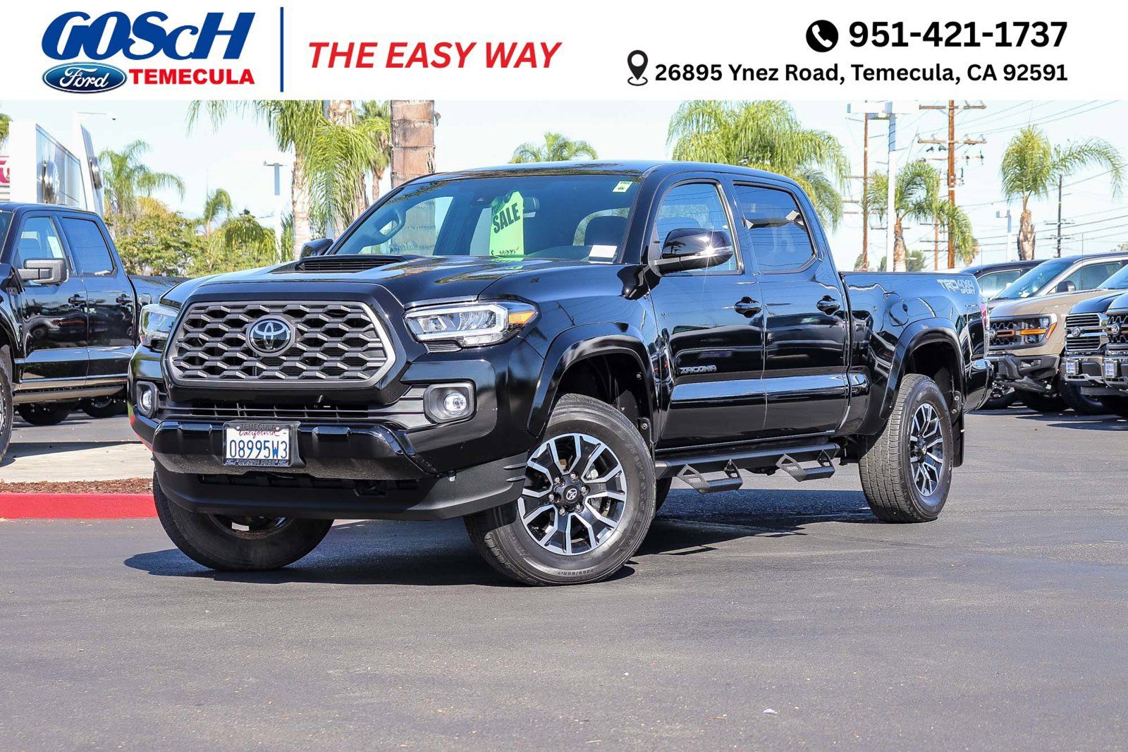 Used 2023 Toyota Tacoma TRD Sport w/ Black Out Package (TMS) AWD/4WD image 1