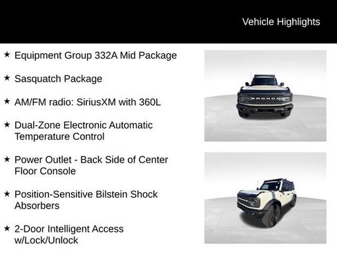 Used 2025 Ford Bronco Badlands w/ Sasquatch Package AWD/4WD image 13