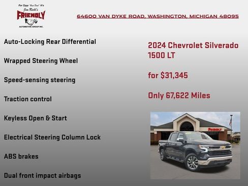 Used 2024 Chevrolet Silverado 1500 LT AWD/4WD image 30