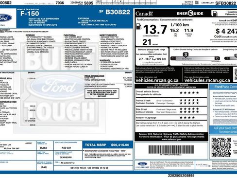 Used 2025 Ford F150 Tremor w/ Equipment Group 402A High AWD/4WD image 2