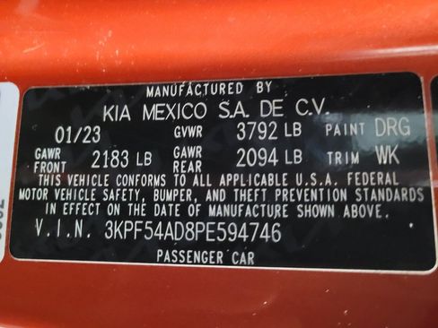 Used 2023 Kia Forte GT-Line w/ GT-Line Premium Package FWD image 33