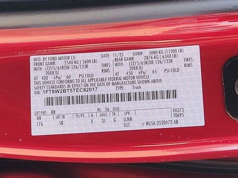 New 2026 Ford F250 Lariat w/ Black Appearance Package image 14