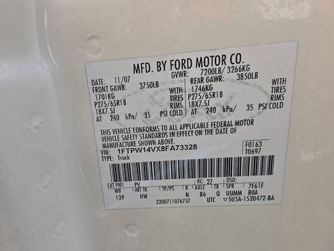 Used 2008 Ford F150 Lariat AWD/4WD image 52