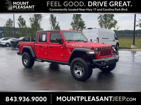 Certified 2023 Jeep Gladiator Rubicon w/ LED Lighting Group AWD/4WD image 1