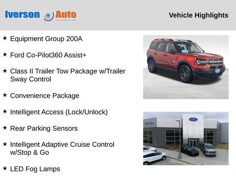 Used 2023 Ford Bronco Sport Big Bend w/ Convenience Package AWD/4WD image 2